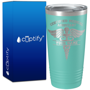 Personalized CMA Certified Medical Assistant on 20oz Tumbler
