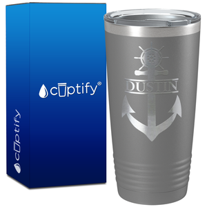 Anchor Personalized on 20oz Tumbler