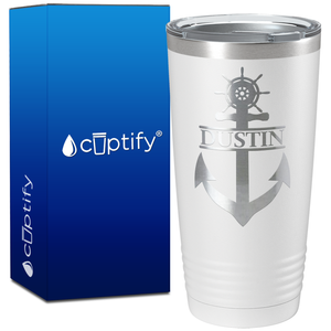 Anchor Personalized on 20oz Tumbler