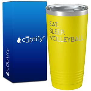 Eat Sleep Volleyball on 20oz Tumbler