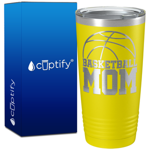 Basketball Mom Half Ball on 20oz Tumbler