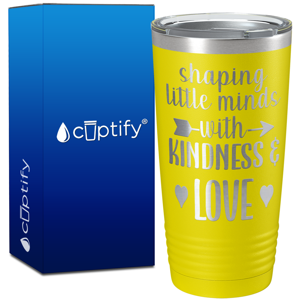 Shaping Little Minds with Kindness and Love on 20oz Tumbler