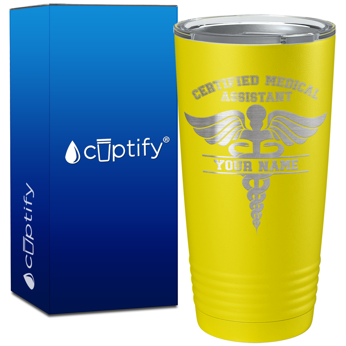 Personalized CMA Certified Medical Assistant on 20oz Tumbler