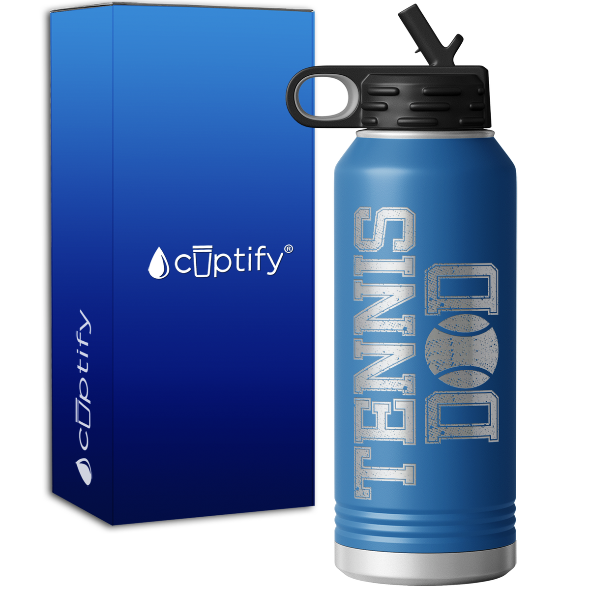 Tennis Dad 32oz Sport Water Bottle