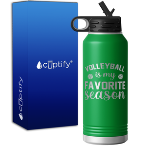 Volleyball is my Favorite Season 32oz Sport Water Bottle