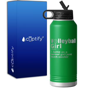 Volleyball Girl Definition 32oz Sport Water Bottle