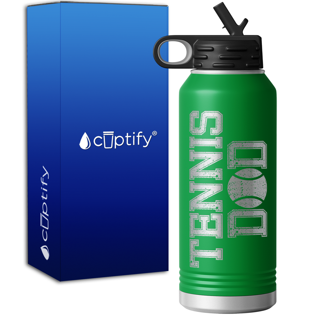 Tennis Dad 32oz Sport Water Bottle