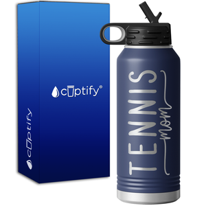 Tennis Mom 32oz Sport Water Bottle