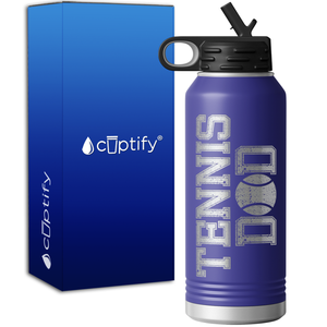 Tennis Dad 32oz Sport Water Bottle