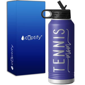 Tennis Mom 32oz Sport Water Bottle