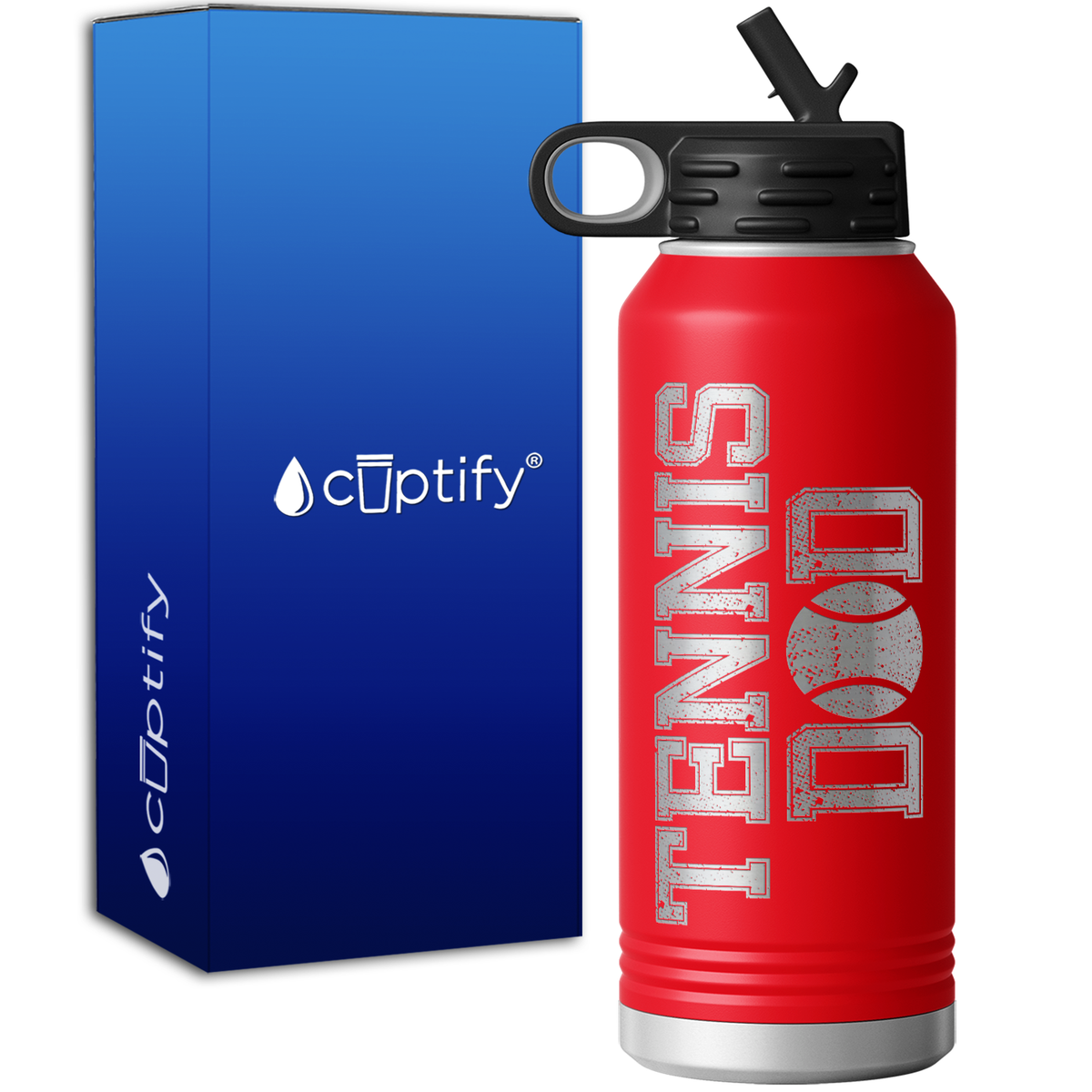 Tennis Dad 32oz Sport Water Bottle