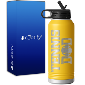 Tennis Dad 32oz Sport Water Bottle