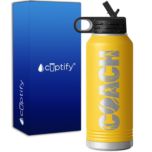Womens Tennis Coach 32oz Sport Water Bottle
