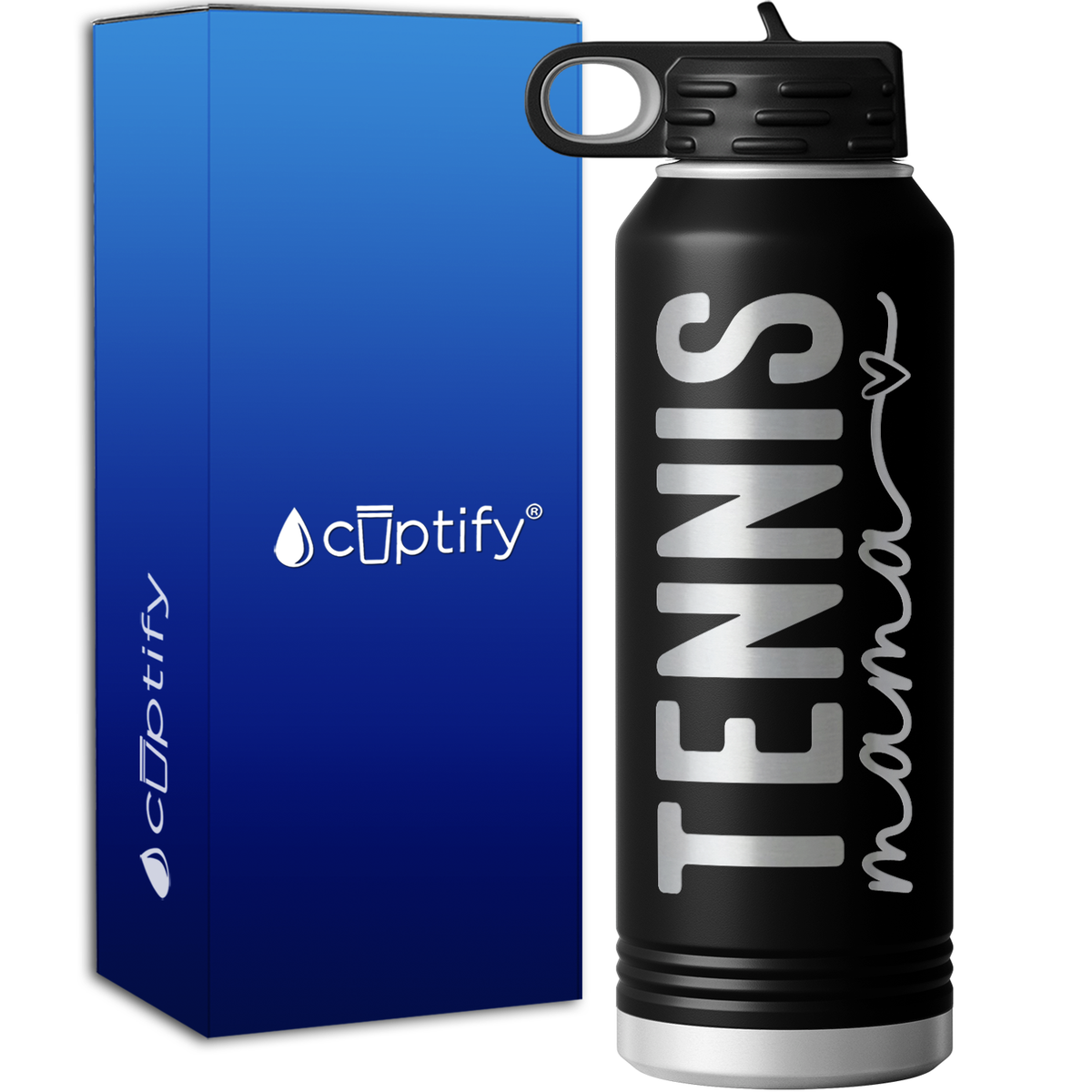 Tennis Mama 40oz Sport Water Bottle