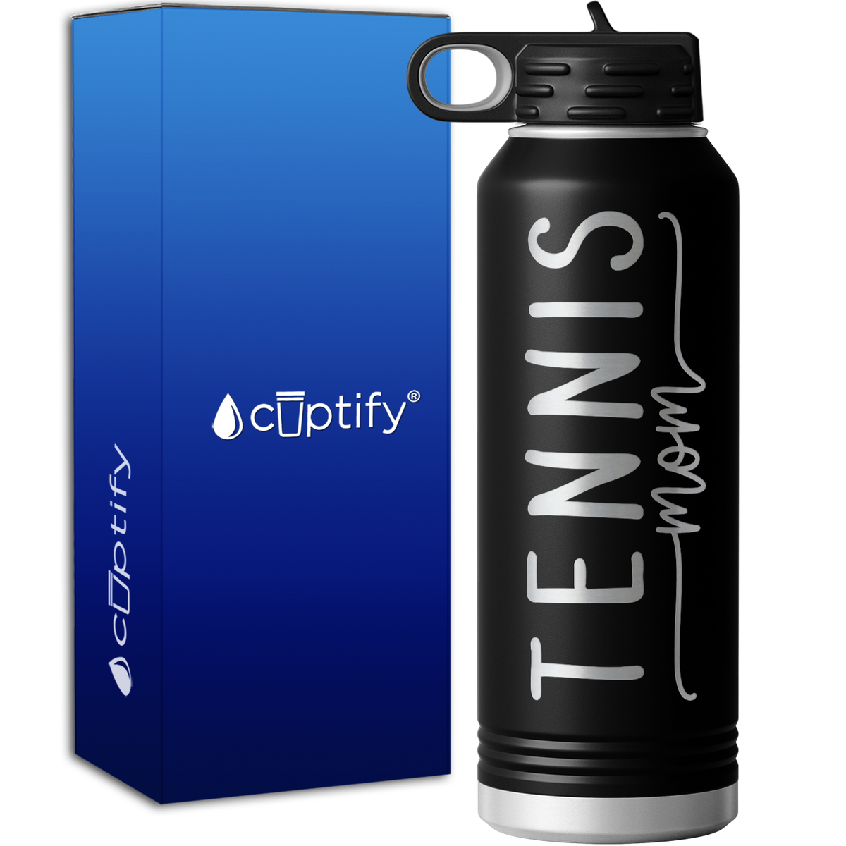 Tennis Mom 40oz Sport Water Bottle