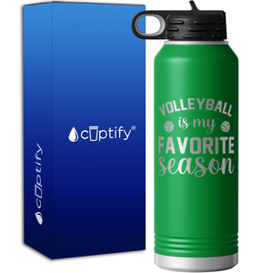 Volleyball is my Favorite Season 40oz Sport Water Bottle