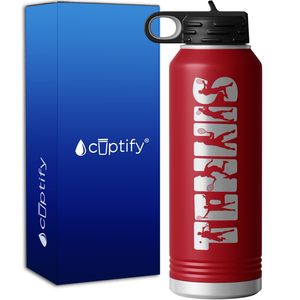 Tennis Players 40oz Sport Water Bottle