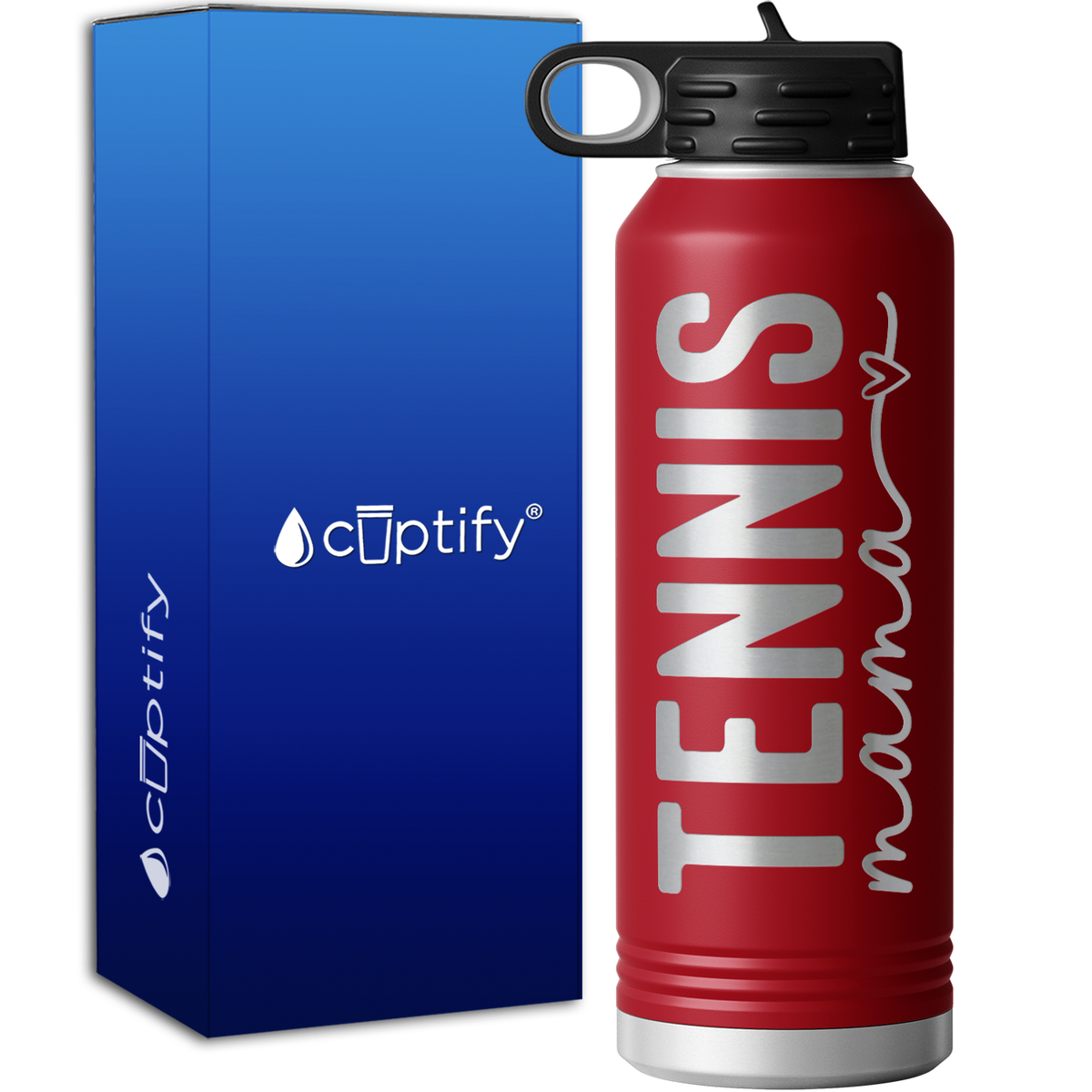 Tennis Mama 40oz Sport Water Bottle