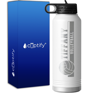 Volleyball Mom 40oz Sport Water Bottle