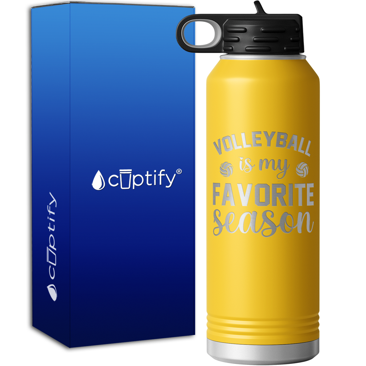 Volleyball is my Favorite Season 40oz Sport Water Bottle