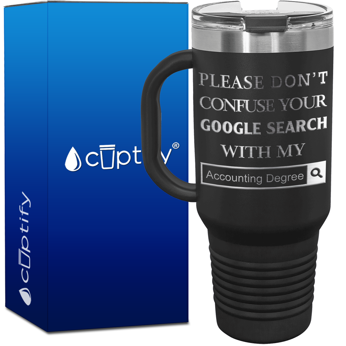 Google Search Accounting Degree 40oz Accountant Travel Mug