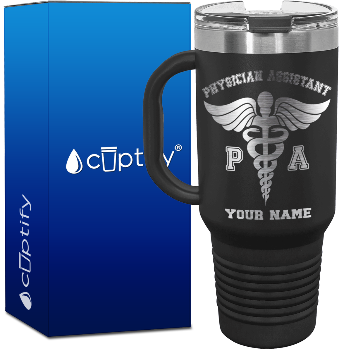 Personalized PA Physician Assistant 40oz Medical Travel Mug