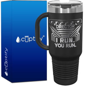 Fireworks Director 40oz 4th of July Travel Mug