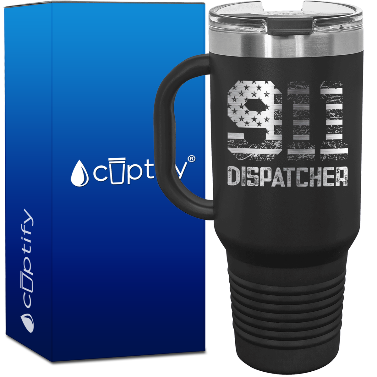 911 Dispatcher 40oz Dispatcher Travel Mug