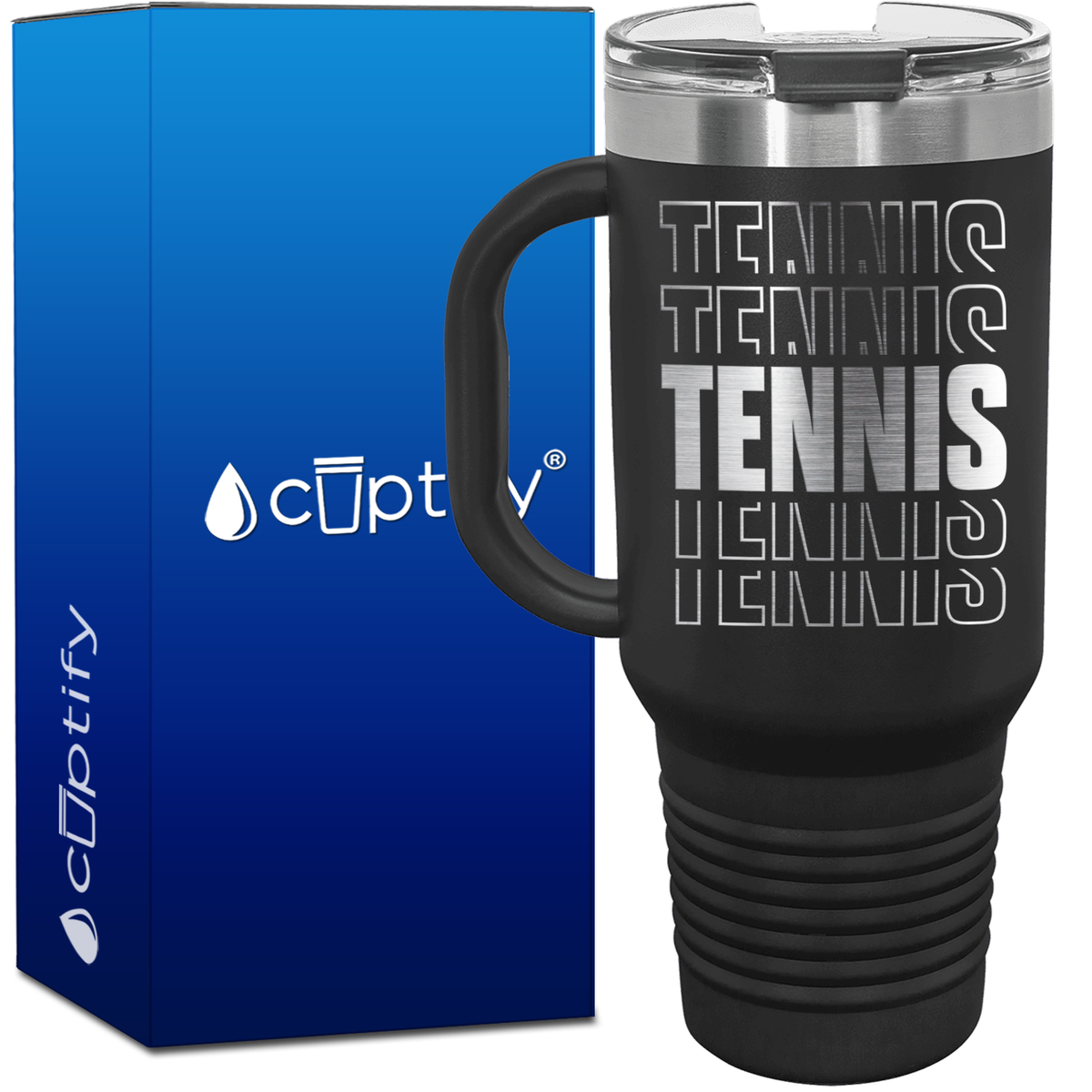 Tennis Tennis Tennis 40oz Travel Mug