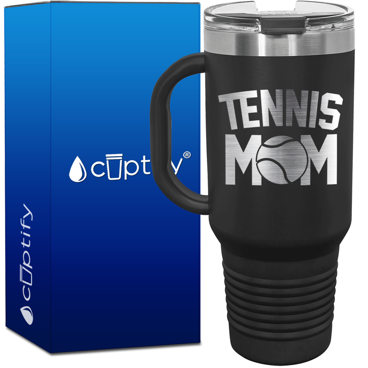 Tennis Mom 40oz Tennis Travel Mug