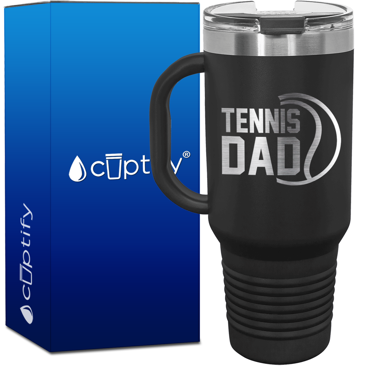 Tennis Dad 40oz Tennis Travel Mug