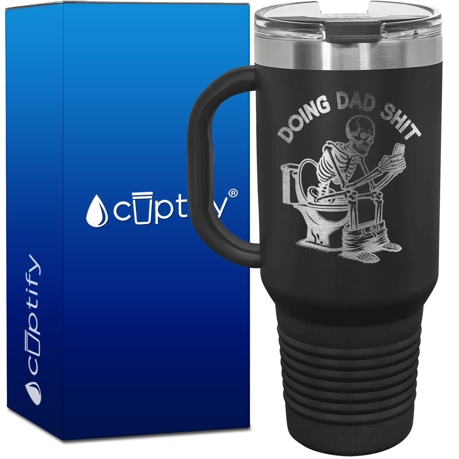 Doing Dad Shit 40oz Funny Travel Mug