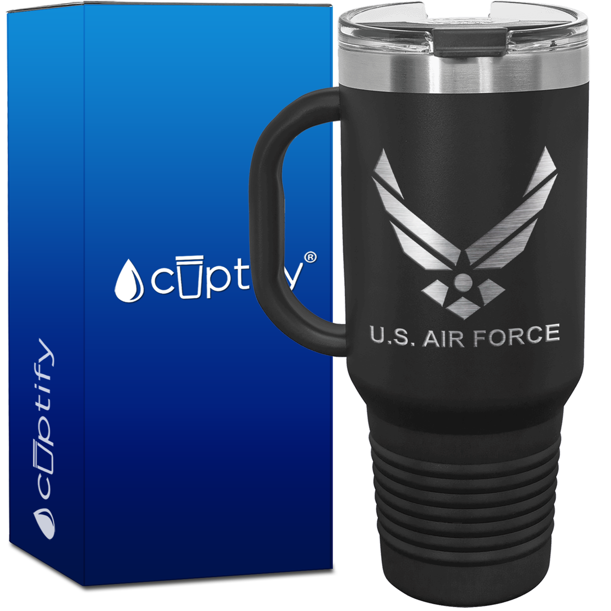 Personalized US Air Force 40oz Travel Mug