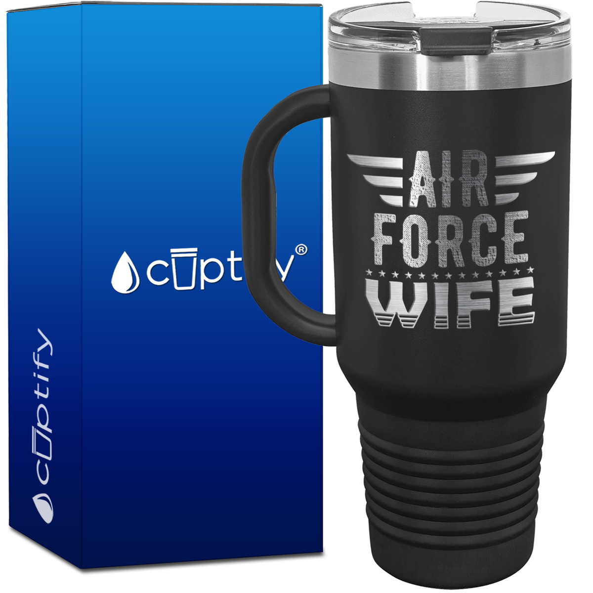 Air Force Wife 40oz Travel Mug