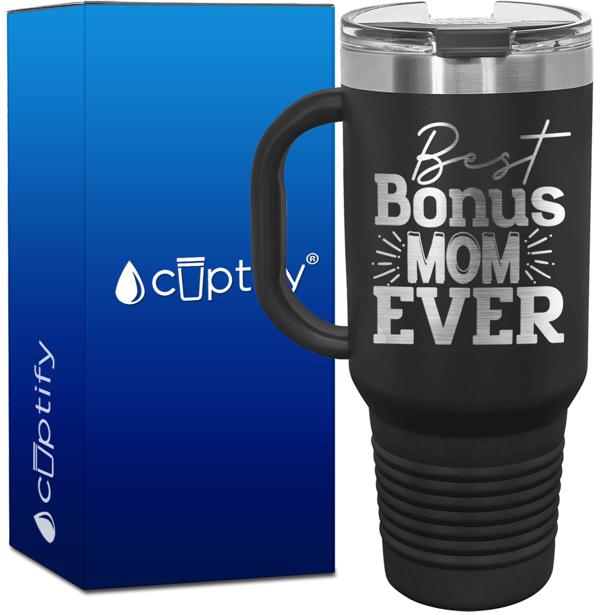 Best Bonus Mom Ever 40oz Mom Travel Mug