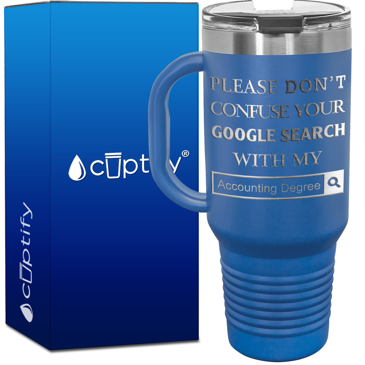 Google Search Accounting Degree 40oz Accountant Travel Mug