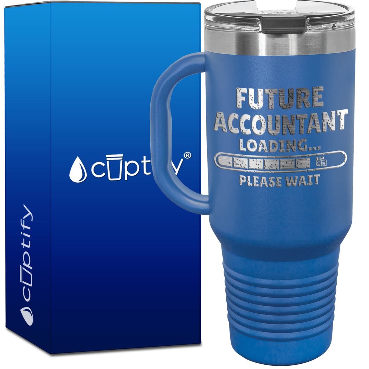 Future Accountant Loading 40oz Accountant Travel Mug