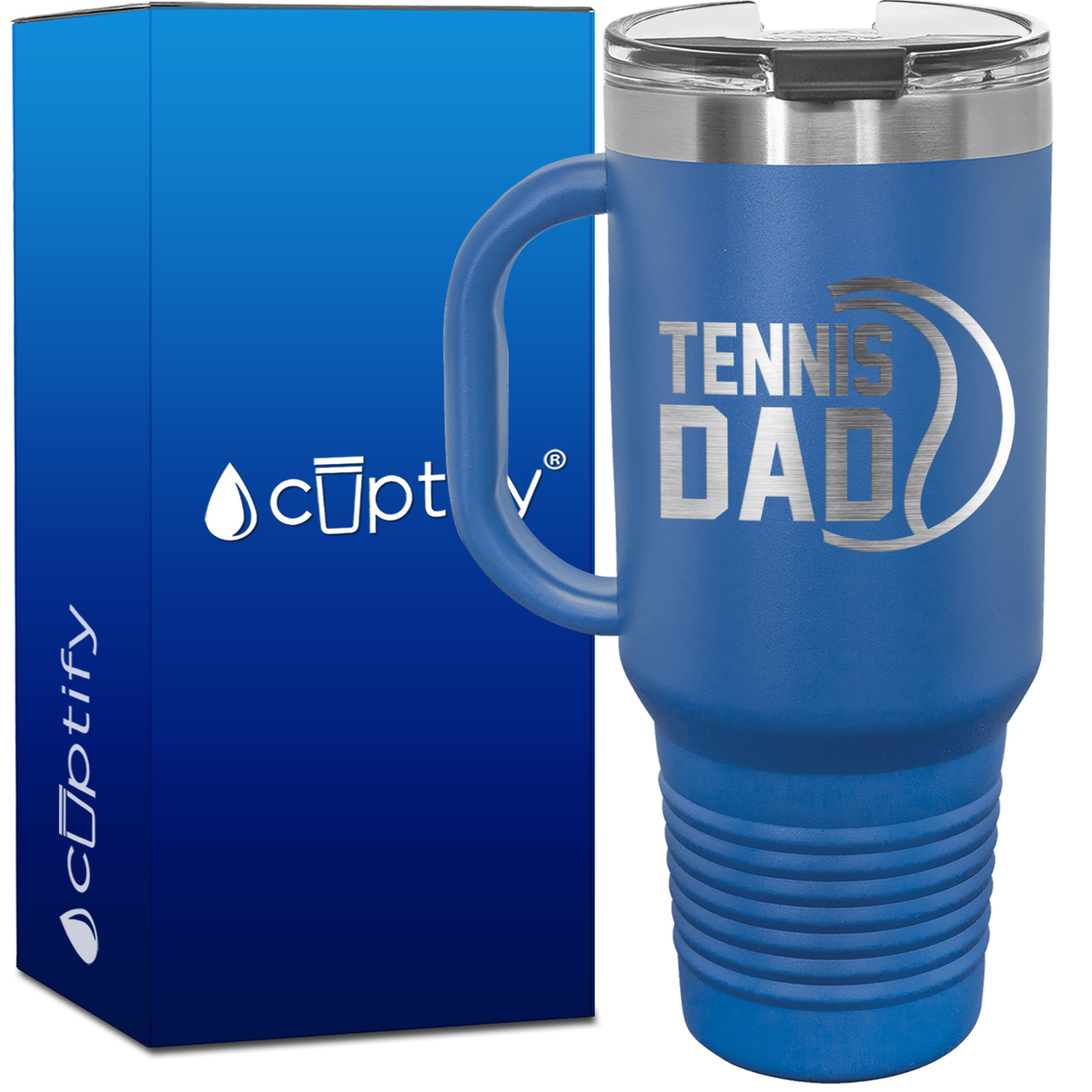 Tennis Dad 40oz Tennis Travel Mug