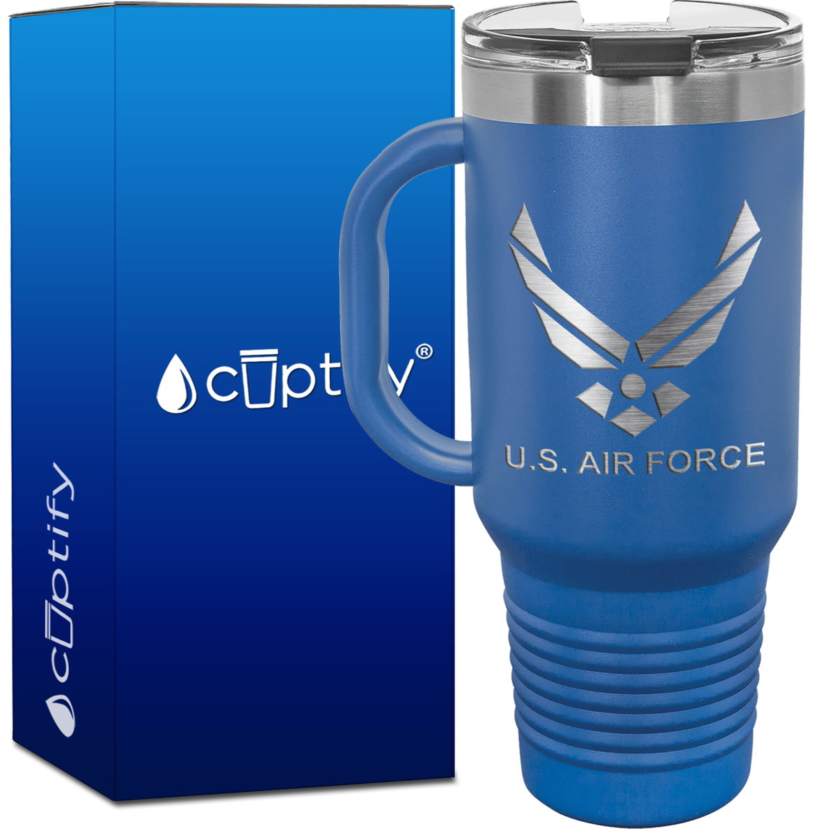 Personalized US Air Force 40oz Travel Mug