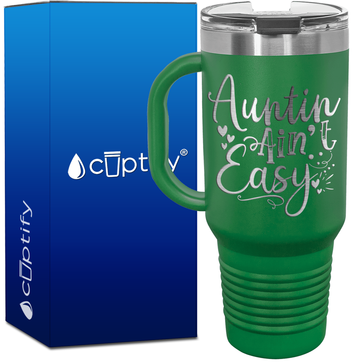 Auntin Ain't Easy 40oz Aunt Travel Mug