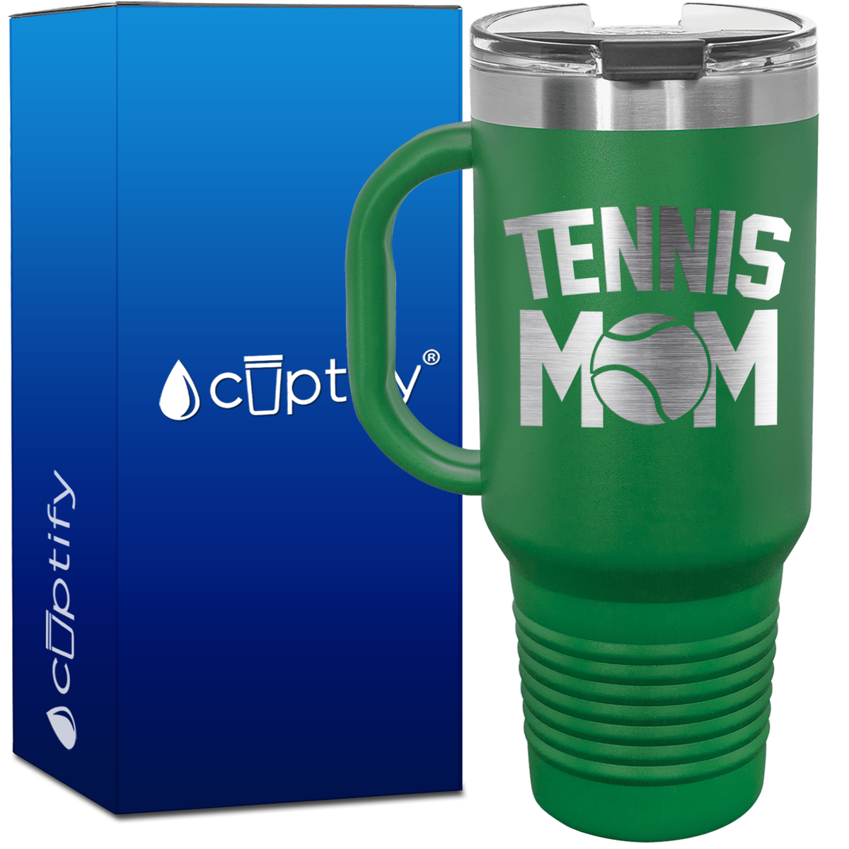 Tennis Mom 40oz Tennis Travel Mug