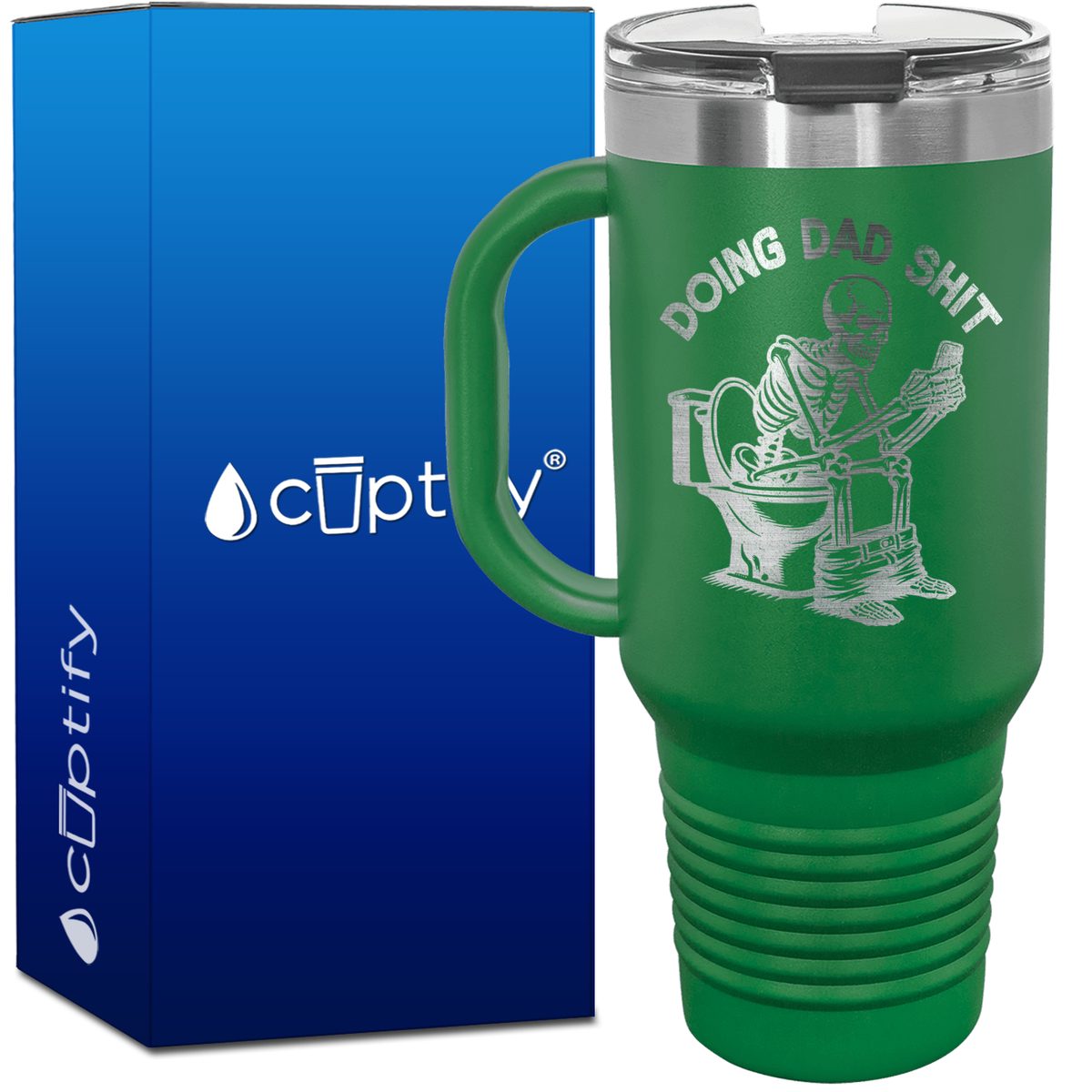 Doing Dad Shit 40oz Funny Travel Mug