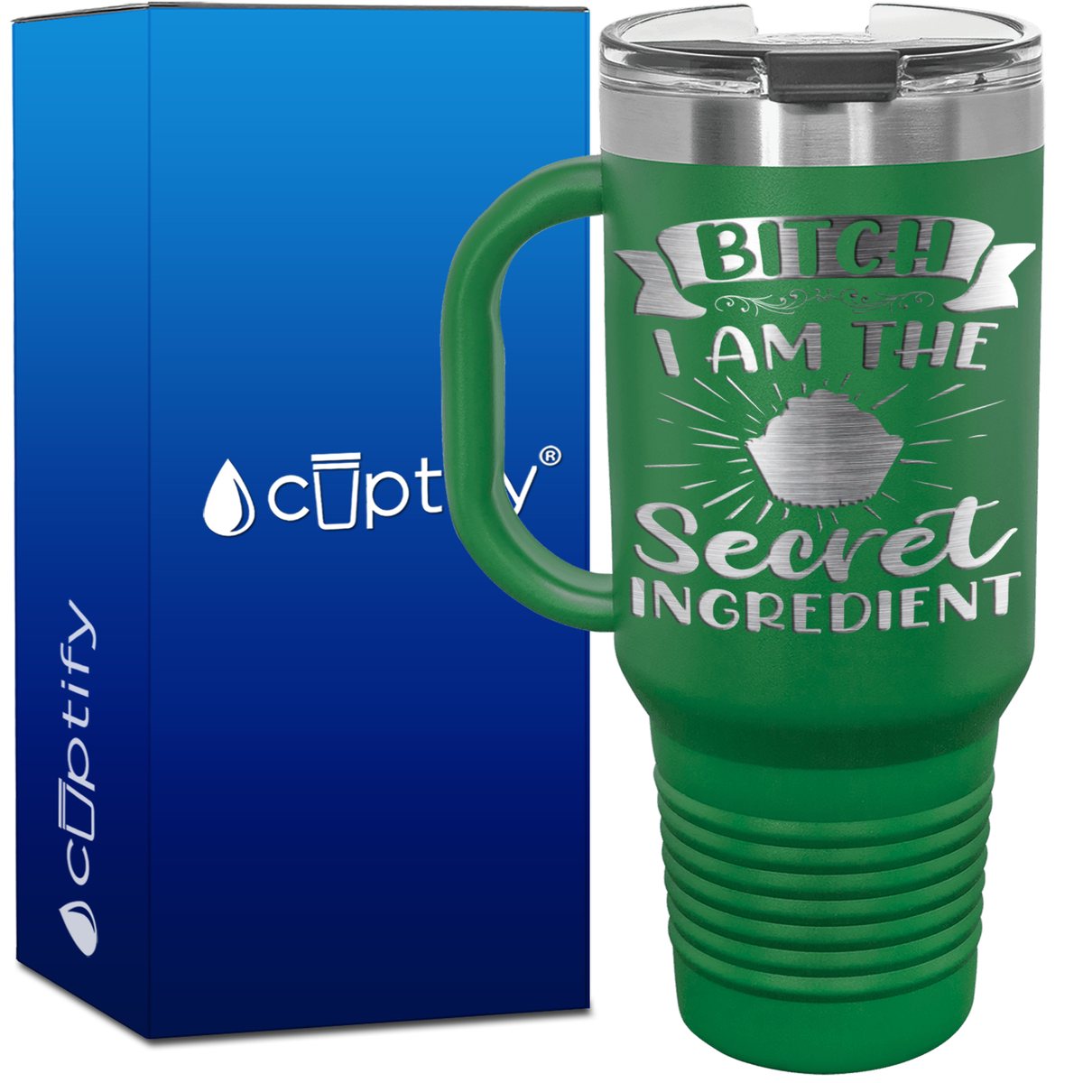 Behind Every Bad Bitch is a Car Seat 40oz Travel Mug