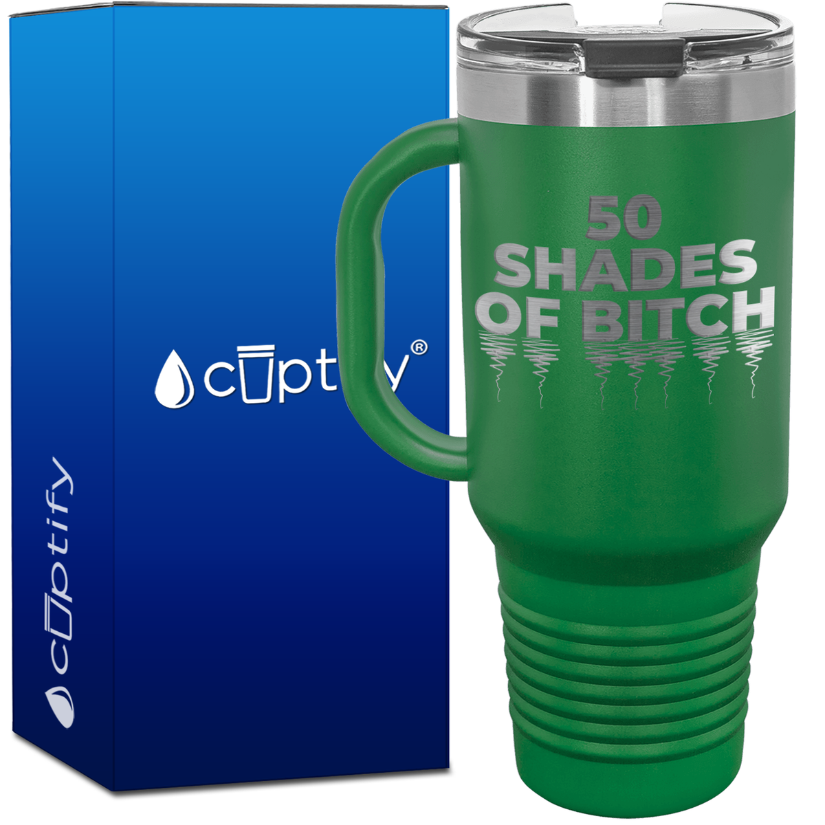 Fifty Shades of Bitch 40oz Travel Mug