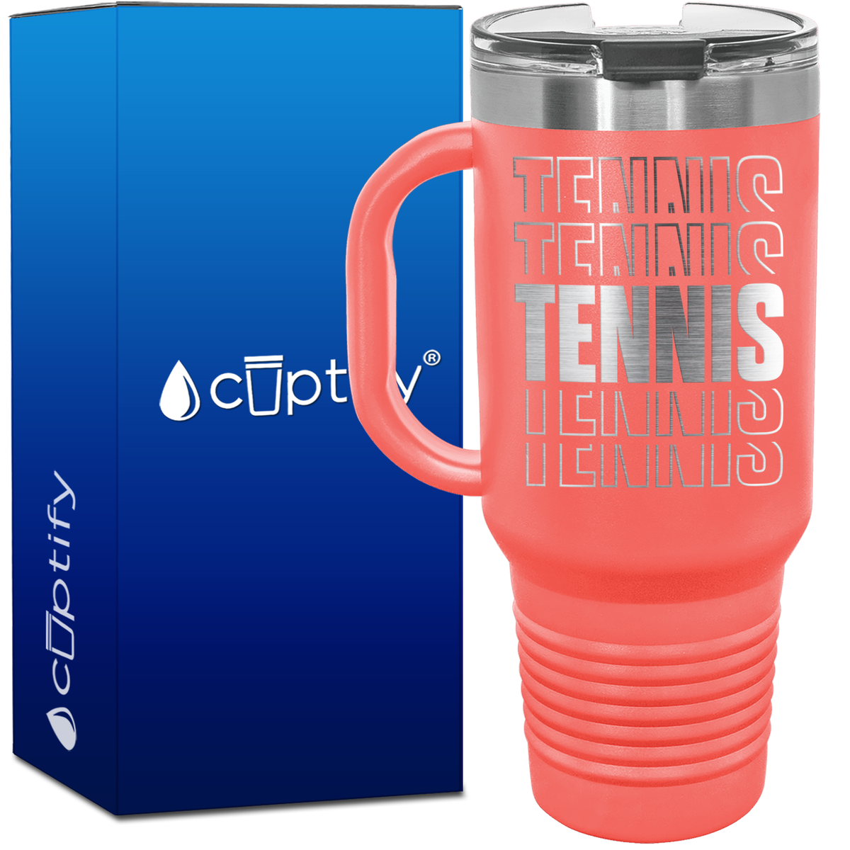 Tennis Tennis Tennis 40oz Travel Mug
