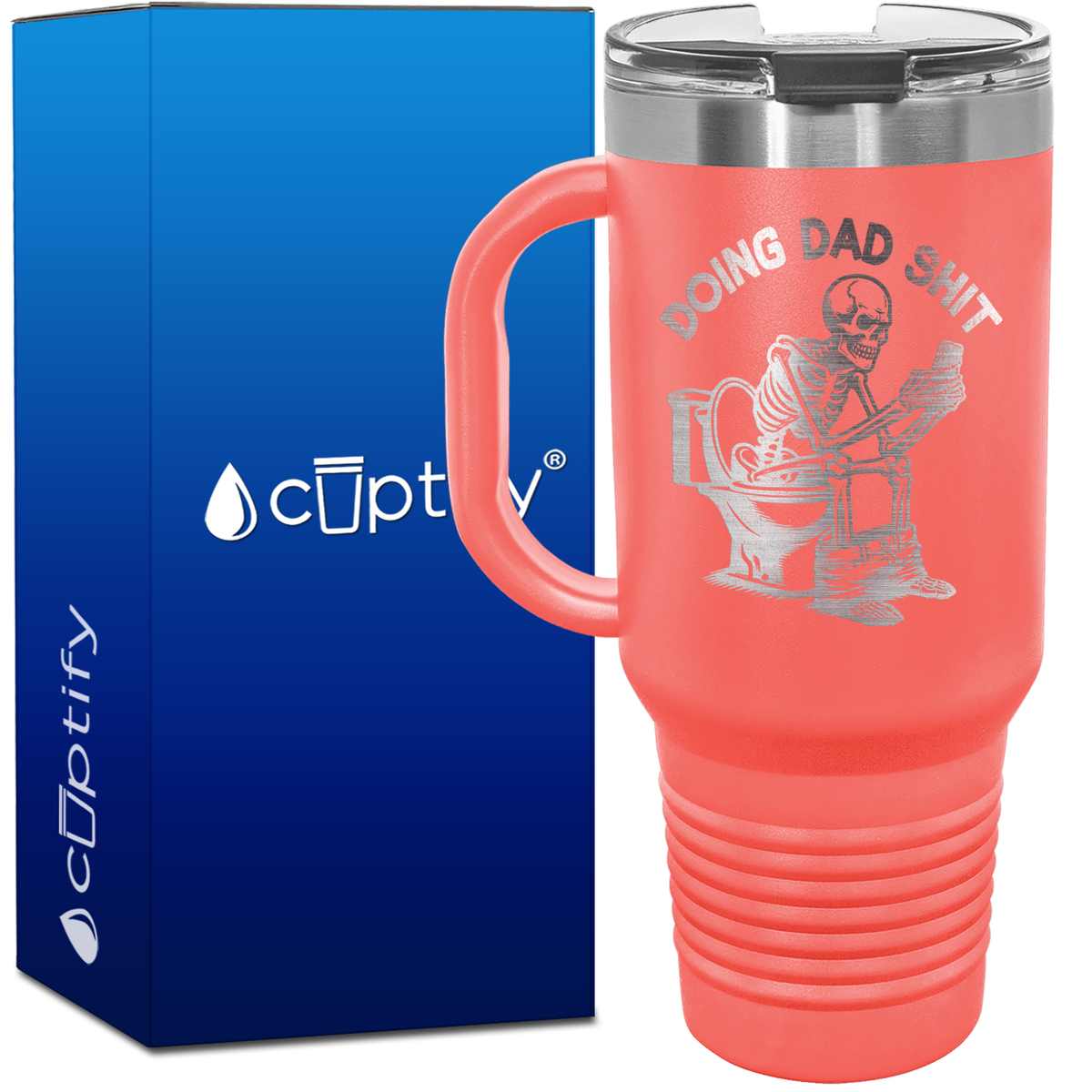Doing Dad Shit 40oz Funny Travel Mug