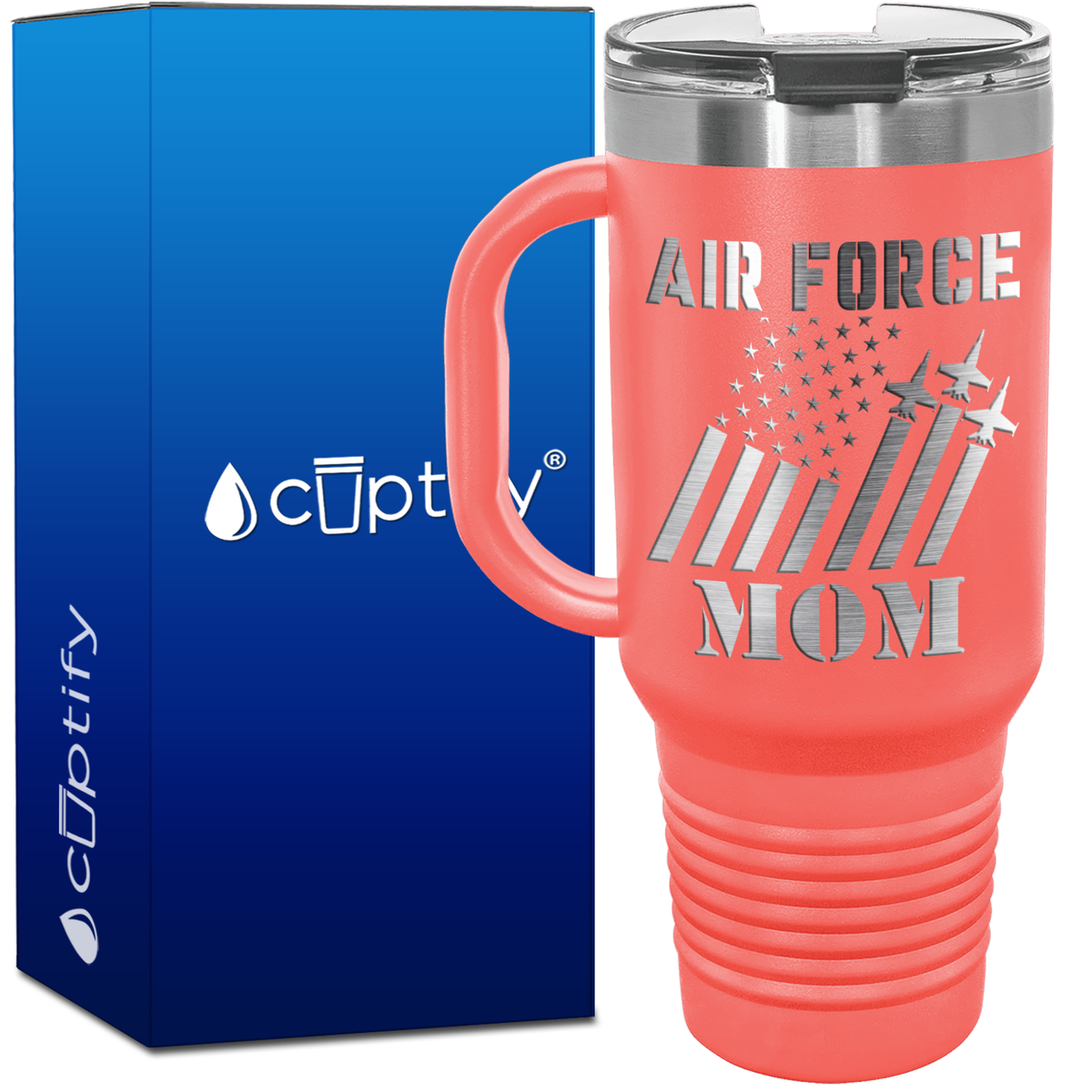 Air Force Mom 40oz Travel Mug