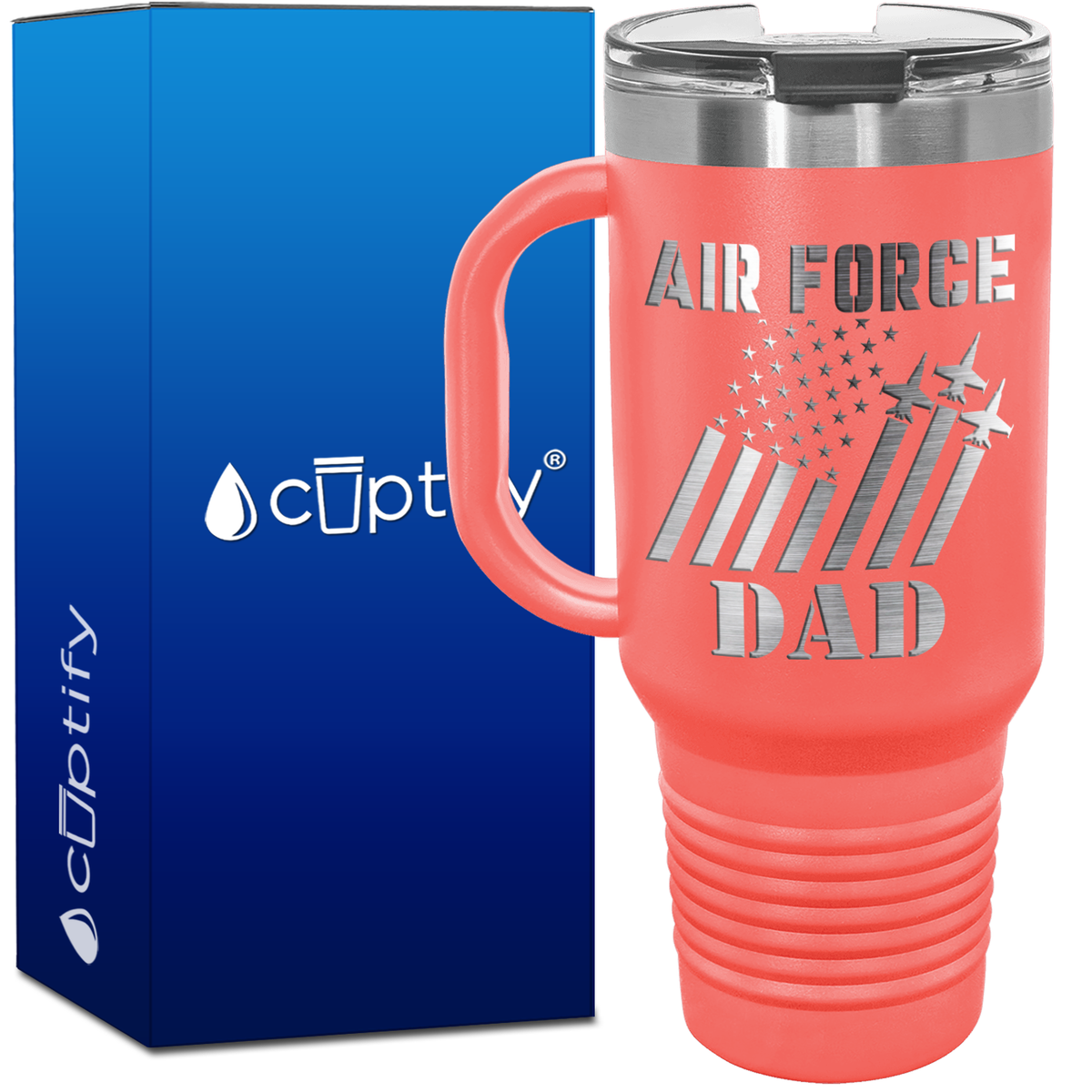 Air Force Dad 40oz Travel Mug