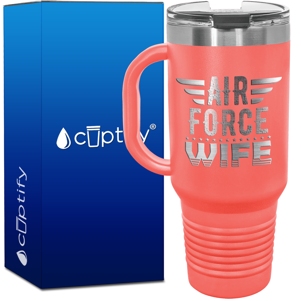 Air Force Wife 40oz Travel Mug