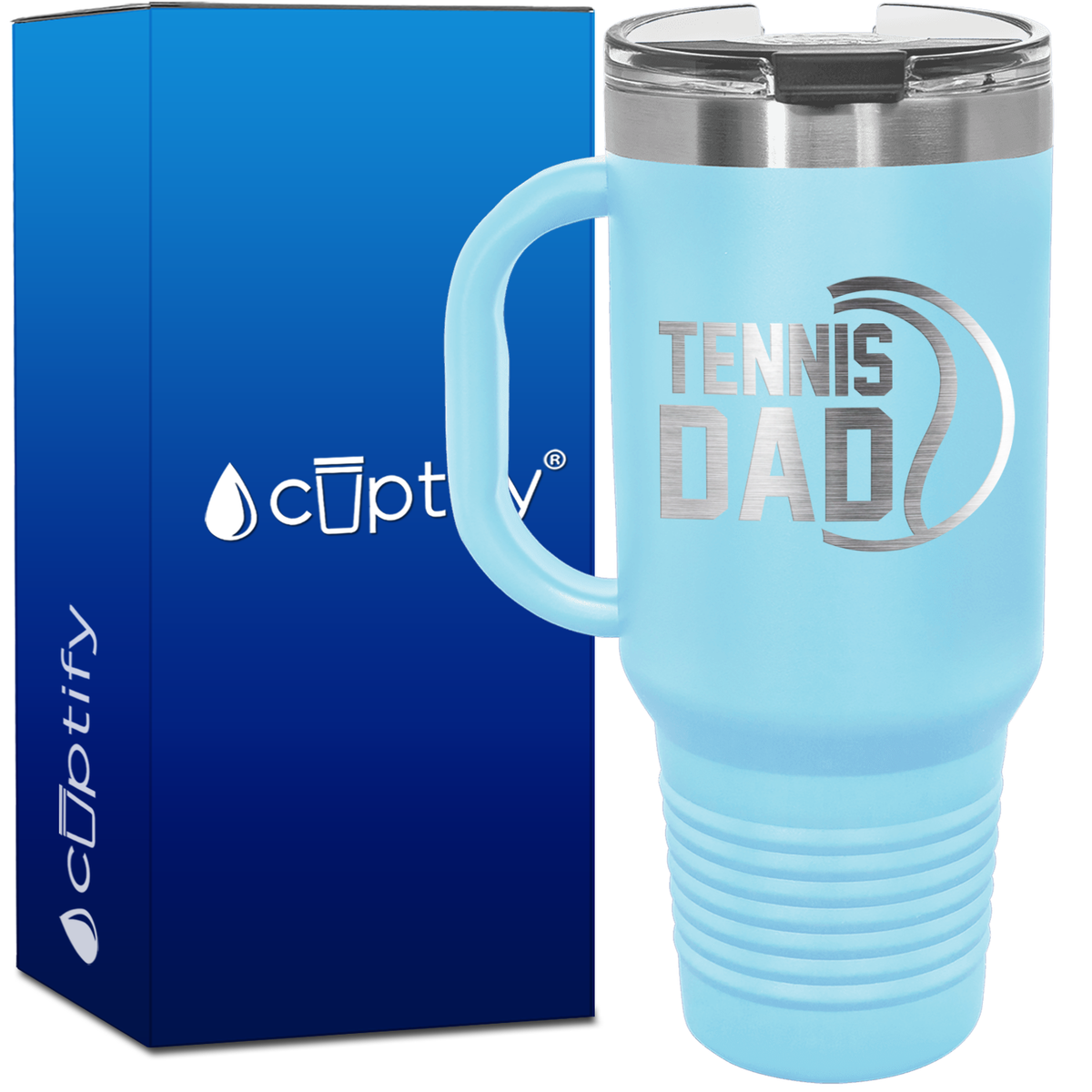 Tennis Dad 40oz Travel Mug
